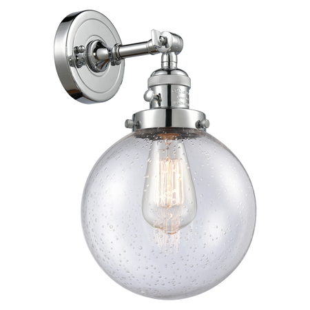 INNOVATIONS LIGHTING One Light Sconce With A High-Low-Off" Switch." 203SW-PC-G204-8